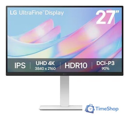 Монитор LG UltraFine 27US550-W - Изображение №1 — Интернет-магазин Time-Shop