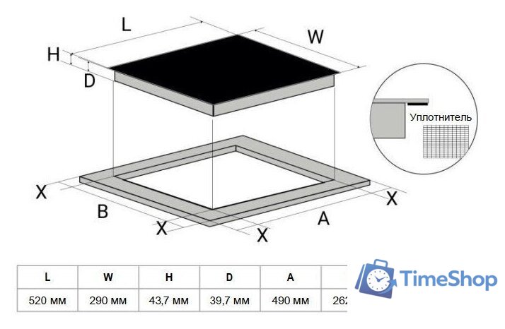 Варочная панель Weissgauff HV 32 BAT - Изображение №7 — Интернет-магазин Time-Shop
