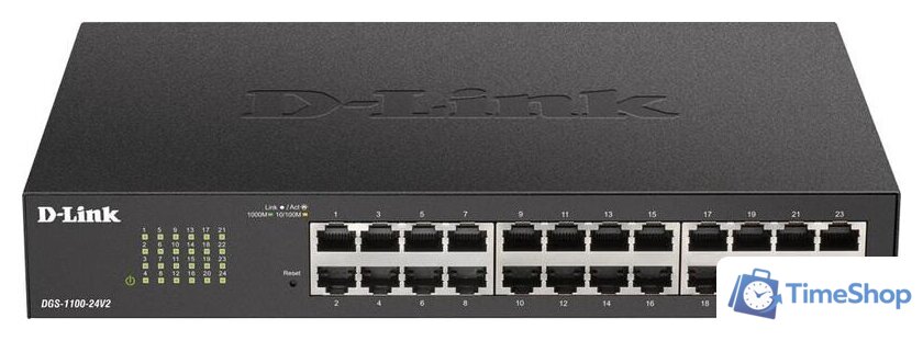 Настраиваемый коммутатор D-Link DGS-1100-24V2/A1A - Изображение №1 — Интернет-магазин Time-Shop