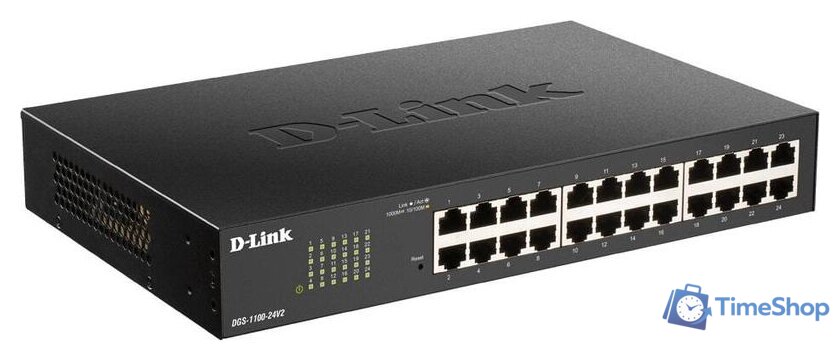 Настраиваемый коммутатор D-Link DGS-1100-24V2/A1A - Изображение №2 — Интернет-магазин Time-Shop