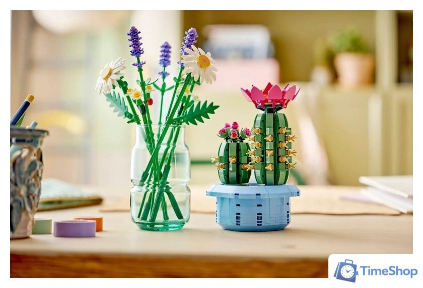 Конструктор LEGO The Botanical Collection 11509 Цветущий кактус в горшке - Изображение №8 — Интернет-магазин Time-Shop