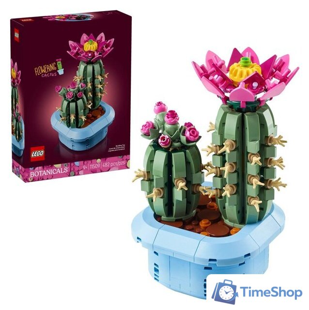 Конструктор LEGO The Botanical Collection 11509 Цветущий кактус в горшке - Изображение №1 — Интернет-магазин Time-Shop