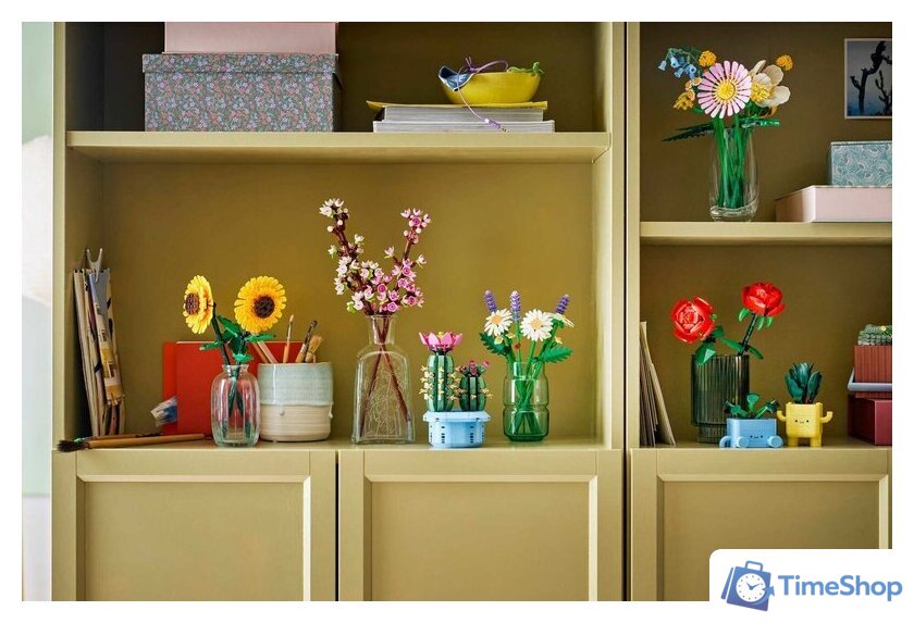 Конструктор LEGO The Botanical Collection 11509 Цветущий кактус в горшке - Изображение №9 — Интернет-магазин Time-Shop