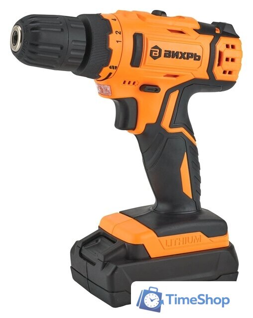 Дрель-шуруповерт Вихрь ДА-24Л-2К (с 2-мя АКБ, кейс) - Изображение №1 — Интернет-магазин Time-Shop