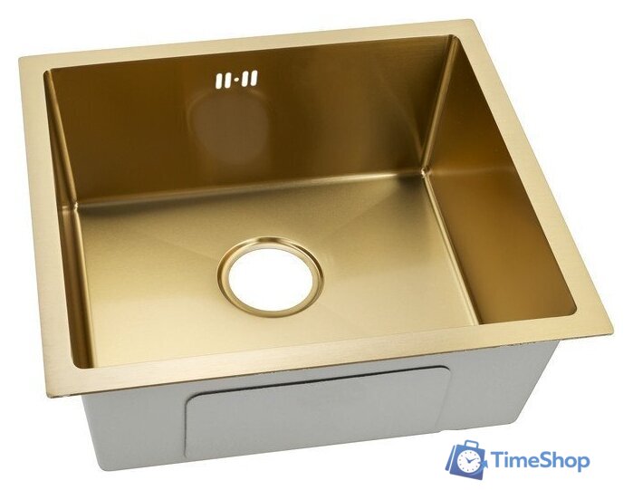 Кухонная мойка ARFEKA ECO AR 450*450 GOLD PVD NANO - Изображение №5 — Интернет-магазин Time-Shop