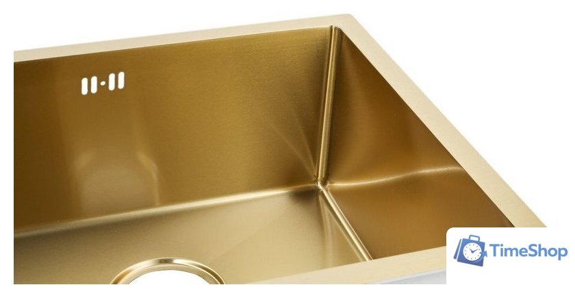 Кухонная мойка ARFEKA ECO AR 450*450 GOLD PVD NANO - Изображение №4 — Интернет-магазин Time-Shop