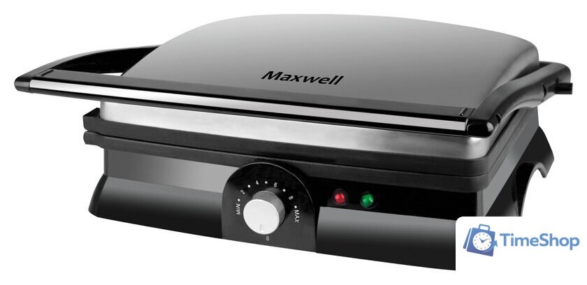 Электрогриль Maxwell MW-1960 ST - Изображение №1 — Интернет-магазин Time-Shop