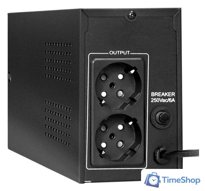 Источник бесперебойного питания ExeGate UNB-650.LED.AVR.EURO EP285601RUS - Изображение №2 — Интернет-магазин Time-Shop