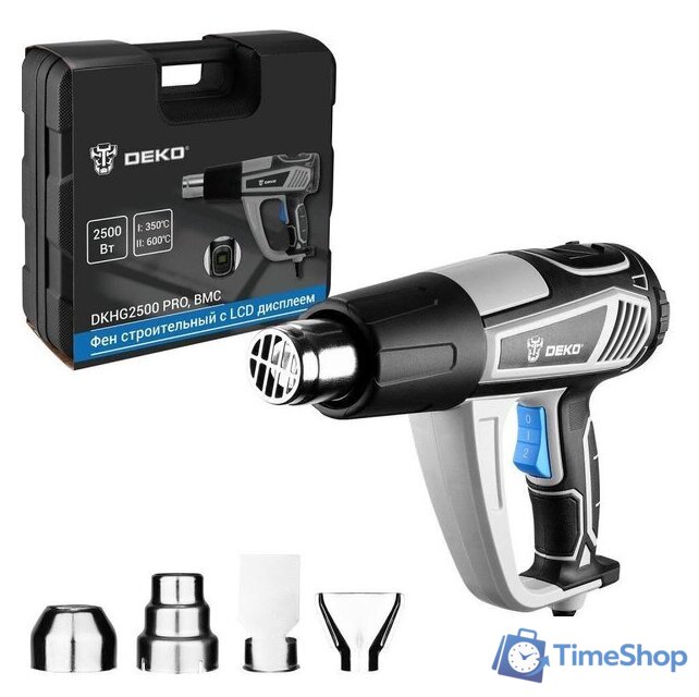 Промышленный фен Deko DKHG2500 PRO 085-1078 (кейс) - Изображение №1 — Интернет-магазин Time-Shop