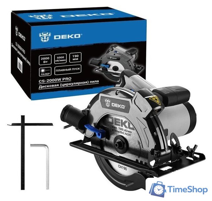 Дисковая (циркулярная) пила Deko CS-2000W PRO 084-1152 - Изображение №1 — Интернет-магазин Time-Shop