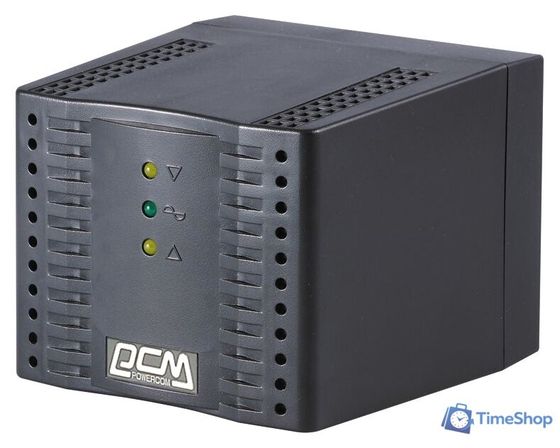 Стабилизатор напряжения Powercom TCA-1200 (черный) - Изображение №1 — Интернет-магазин Time-Shop
