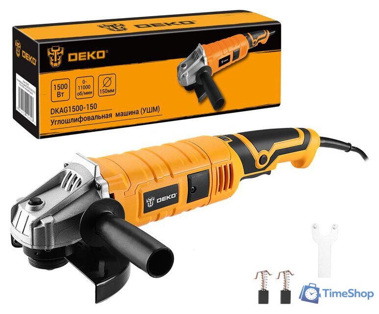 Угловая шлифмашина Deko DKAG1500-150 063-4299 - Изображение №1 — Интернет-магазин Time-Shop