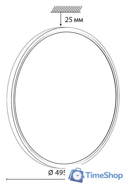 Припотолочная люстра Sonex Mitra Led 7659/40L - Изображение №12 — Интернет-магазин Time-Shop