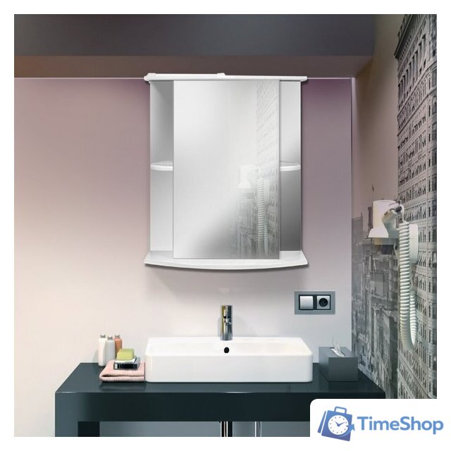  Doratiz Шкаф с зеркалом София 60 R 2712.230 (белый,с подсветкой) - Изображение №7 — Интернет-магазин Time-Shop