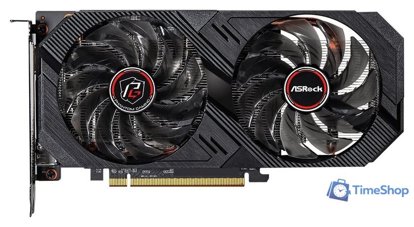 Видеокарта ASRock Radeon RX 6500 XT Phantom Gaming D 4GB OC RX6500XT PGD 4GO - Изображение №1 — Интернет-магазин Time-Shop