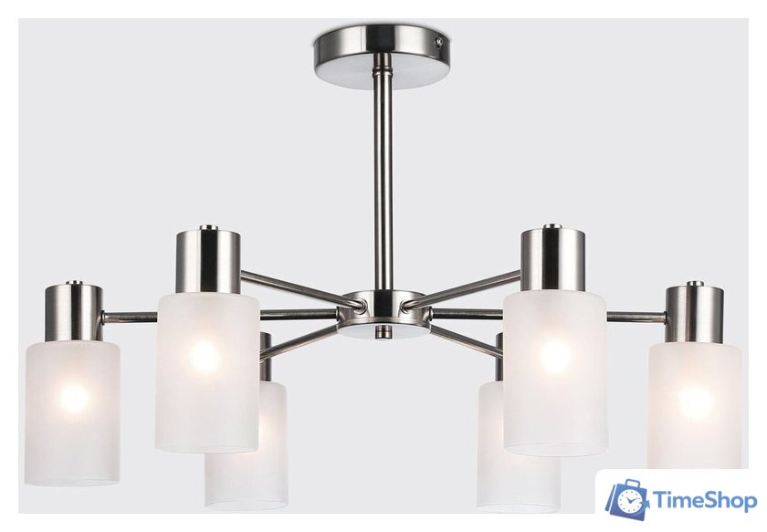 Подвесная люстра Ambrella light TR9572/6 SN (сатин) - Изображение №1 — Интернет-магазин Time-Shop