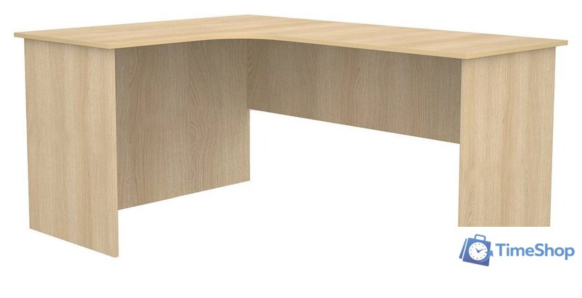 Стол МДК СПУ-П угловой 1600x1200x755 (правый, дуб млечный) - Изображение №1 — Интернет-магазин Time-Shop