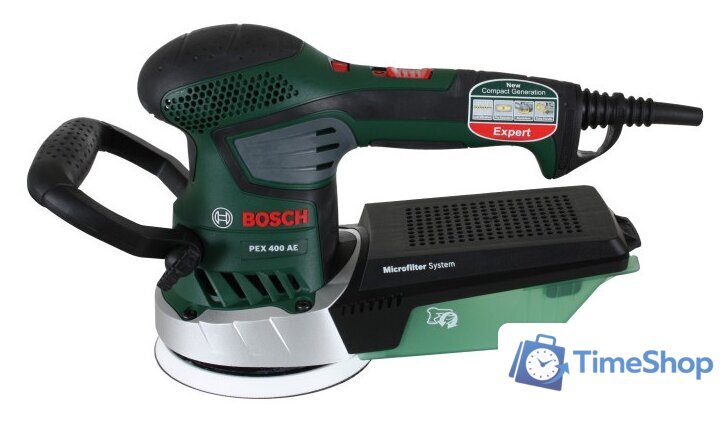 Эксцентриковая шлифмашина Bosch PEX 400 AE 06033A4000 - Изображение №5 — Интернет-магазин Time-Shop