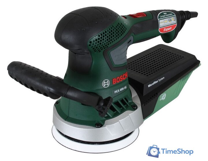 Эксцентриковая шлифмашина Bosch PEX 400 AE 06033A4000 - Изображение №6 — Интернет-магазин Time-Shop