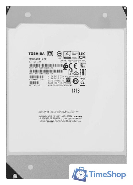 Жесткий диск Toshiba MG Series 14TB MG09ACA14TE - Изображение №1 — Интернет-магазин Time-Shop