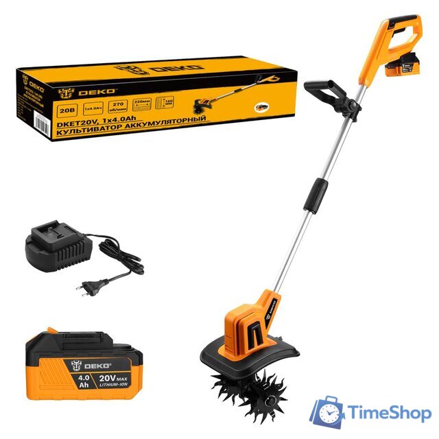 Мотокультиватор аккумуляторный Deko DKET20V 065-1217 (с 1-м АКБ) - Изображение №1 — Интернет-магазин Time-Shop