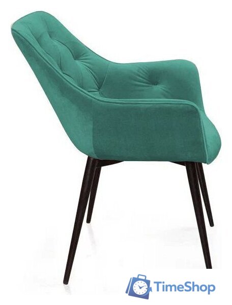 Стул с подлокотниками Ваш день Archi Barkhat 19 (зеленый) - Изображение №3 — Интернет-магазин Time-Shop