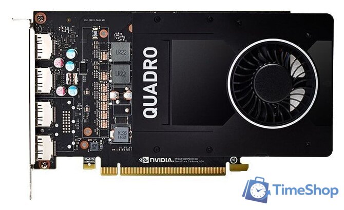 Видеокарта PNY Quadro P2000 5GB GDDR5 VCQP2000-SB - Изображение №4 — Интернет-магазин Time-Shop