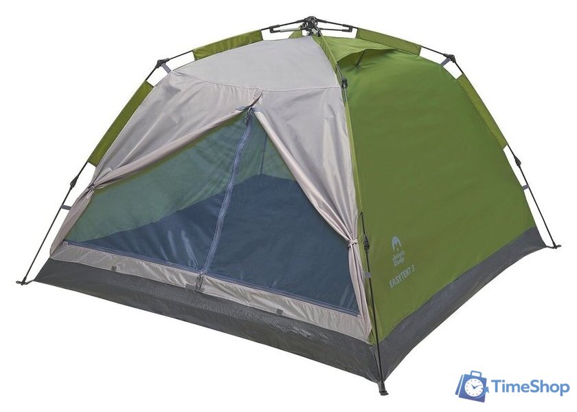 Треккинговая палатка Jungle Camp Easy Tent 3 (зеленый/серый) - Изображение №2 — Интернет-магазин Time-Shop