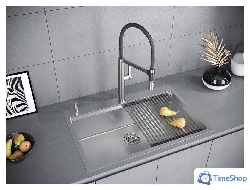 Кухонная мойка Paulmark PM707551-BS - Изображение №3 — Интернет-магазин Time-Shop