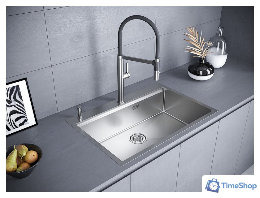 Кухонная мойка Paulmark PM707551-BS - Изображение №4 — Интернет-магазин Time-Shop