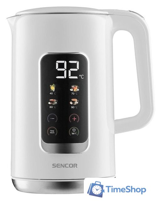 Электрический чайник Sencor SWK 0950WH - Изображение №1 — Интернет-магазин Time-Shop