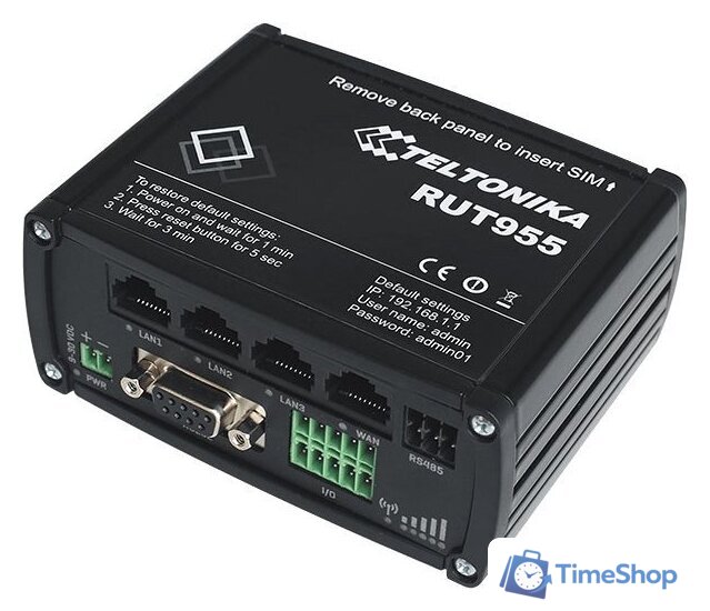 4G Wi-Fi роутер Teltonika RUT955 - Изображение №2 — Интернет-магазин Time-Shop