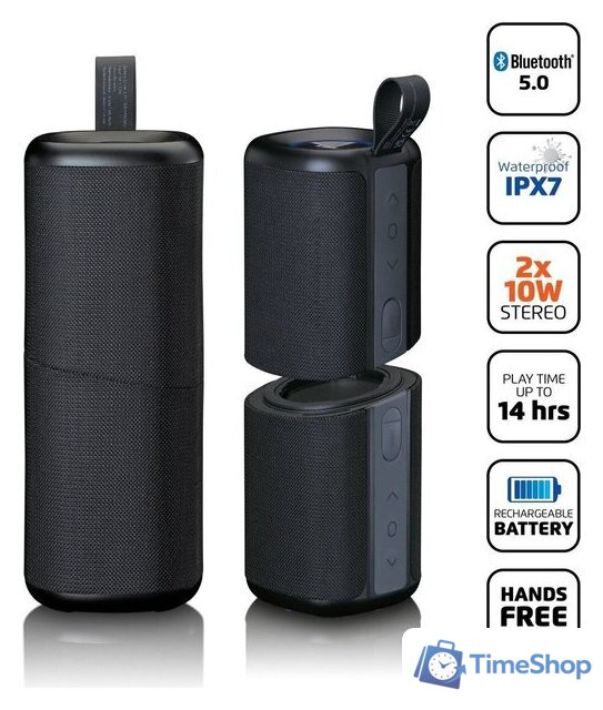 Пара Bluetooth колонок Lenco BTP-400BK - Изображение №10 — Интернет-магазин Time-Shop