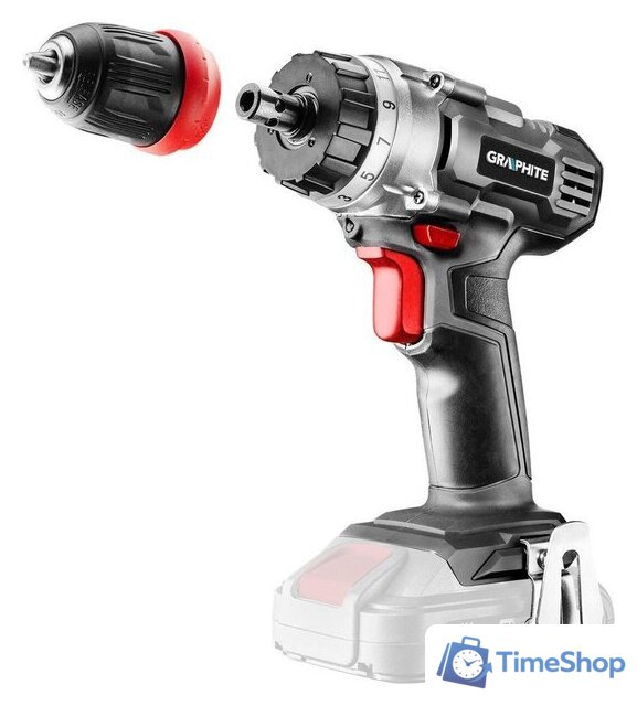 Дрель-шуруповерт GRAPHITE 58G022 (без АКБ) - Изображение №5 — Интернет-магазин Time-Shop