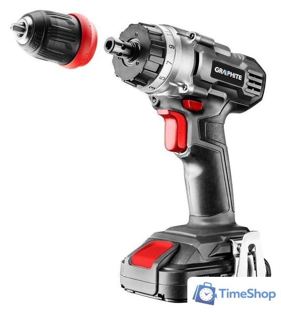 Дрель-шуруповерт GRAPHITE 58G022 (без АКБ) - Изображение №4 — Интернет-магазин Time-Shop