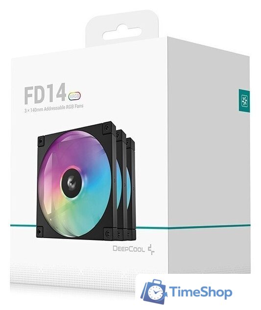 Комплект вентиляторов для корпуса DeepCool FD14 ARGB R-FD14-BKAPN3-G - Изображение №10 — Интернет-магазин Time-Shop