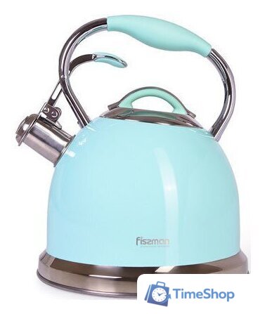 Чайник со свистком Fissman Felicity 5958 (аквамарин) - Изображение №1 — Интернет-магазин Time-Shop