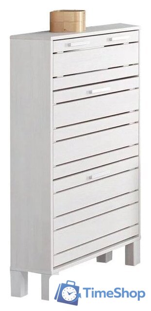 Тумба для обуви Диприз Jossy Д.15021.1 (белый воск) - Изображение №1 — Интернет-магазин Time-Shop