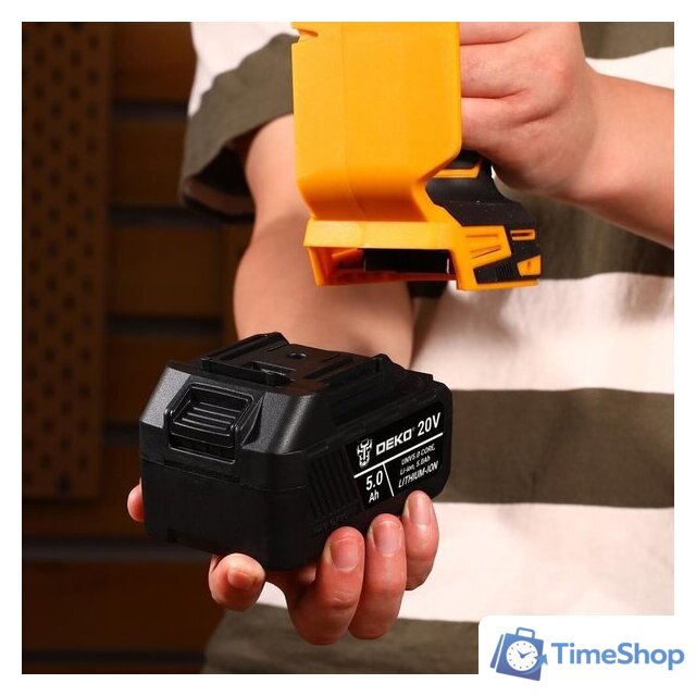 Аккумулятор Deko UNV5.0 CORE 082-1014 (20В/5 Ач) - Изображение №7 — Интернет-магазин Time-Shop