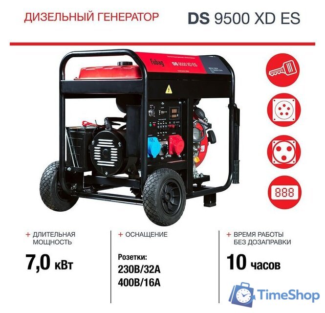 Дизельный генератор Fubag DS 9500 XD ES - Изображение №6 — Интернет-магазин Time-Shop