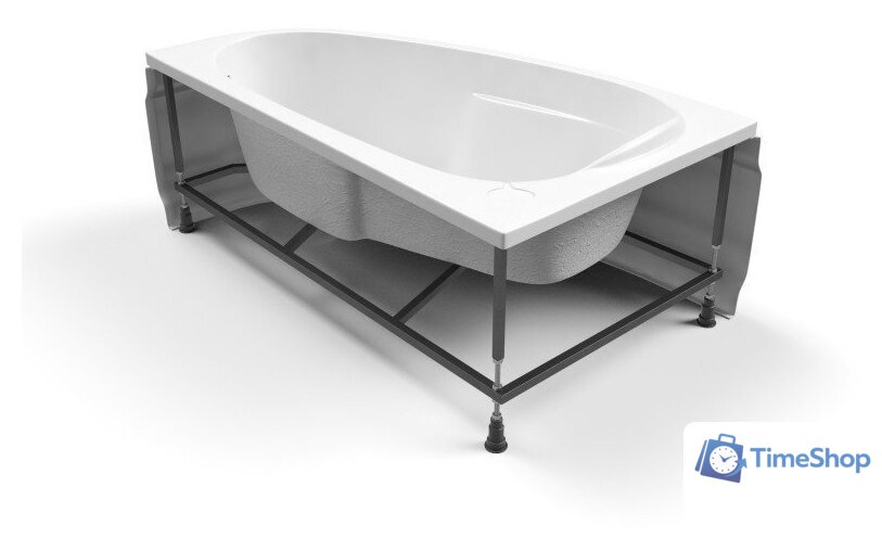 Ванна Cersanit Joanna 160x95 R WA-JOANNA-160-R (с каркасом) - Изображение №7 — Интернет-магазин Time-Shop