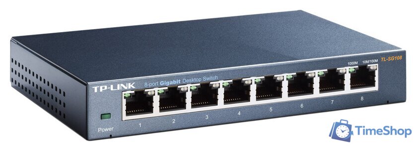 Неуправляемый коммутатор TP-Link TL-SG108 - Изображение №3 — Интернет-магазин Time-Shop