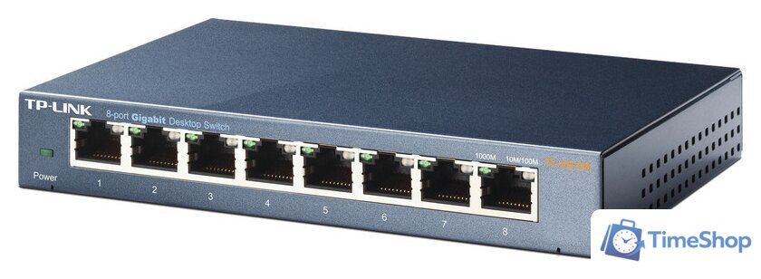 Неуправляемый коммутатор TP-Link TL-SG108 - Изображение №2 — Интернет-магазин Time-Shop