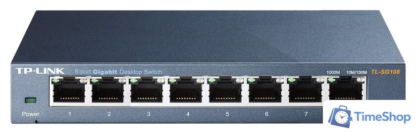Неуправляемый коммутатор TP-Link TL-SG108 - Изображение №1 — Интернет-магазин Time-Shop