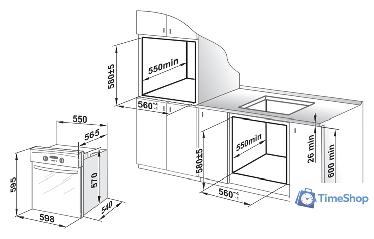 Электрический духовой шкаф GEFEST 622-02 К - Изображение №2 — Интернет-магазин Time-Shop