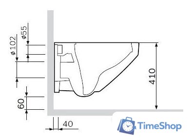 Унитаз подвесной AM.PM Inspire 2.0 FlashClean IS450A38.50A1700 - Изображение №9 — Интернет-магазин Time-Shop