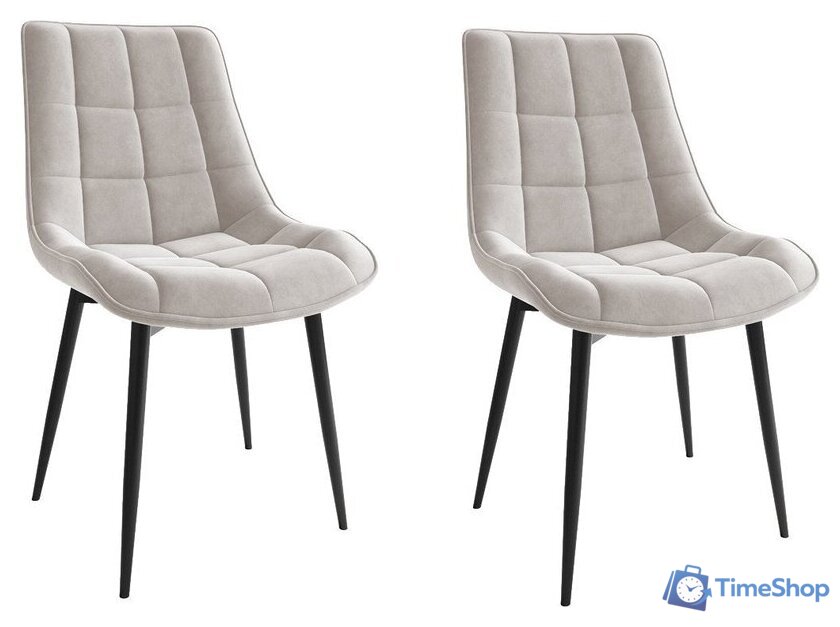 Стул ДСВ Бостон (2 шт, бежевый) - Изображение №1 — Интернет-магазин Time-Shop