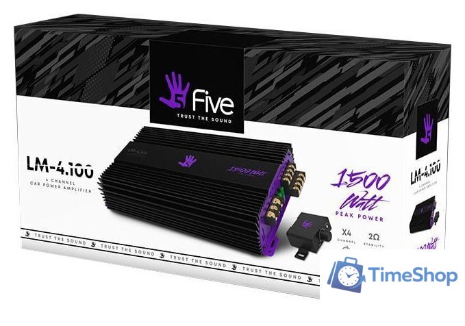 Автомобильный усилитель Five LM-4.100 - Изображение №2 — Интернет-магазин Time-Shop