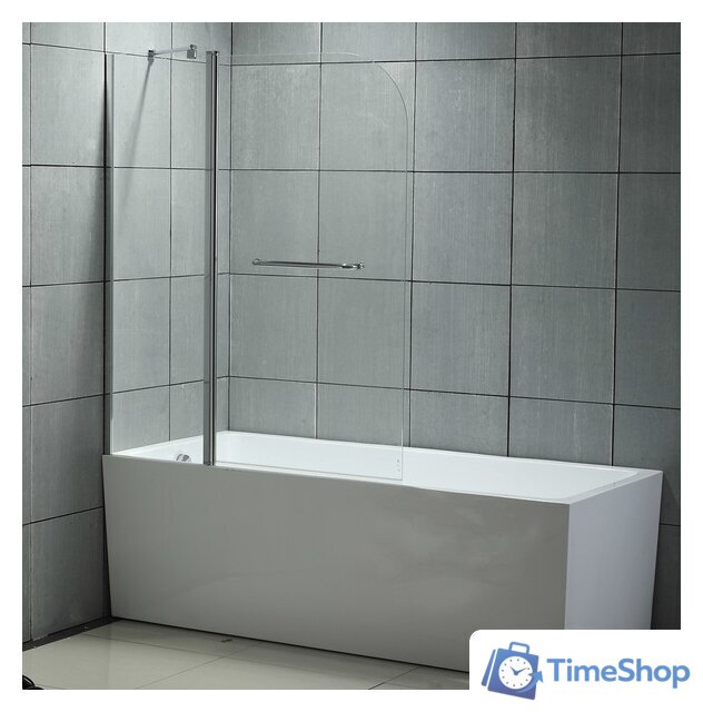 Стеклянная шторка для ванны Roxen Brimen 52010-120 120х140 - Изображение №6 — Интернет-магазин Time-Shop