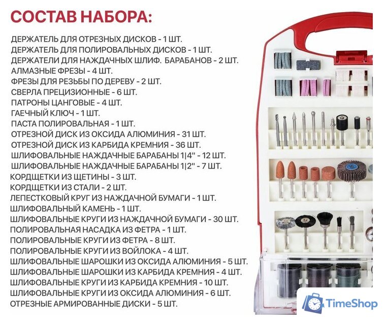 Набор оснастки P.I.T. ASET11-0188 - Изображение №8 — Интернет-магазин Time-Shop